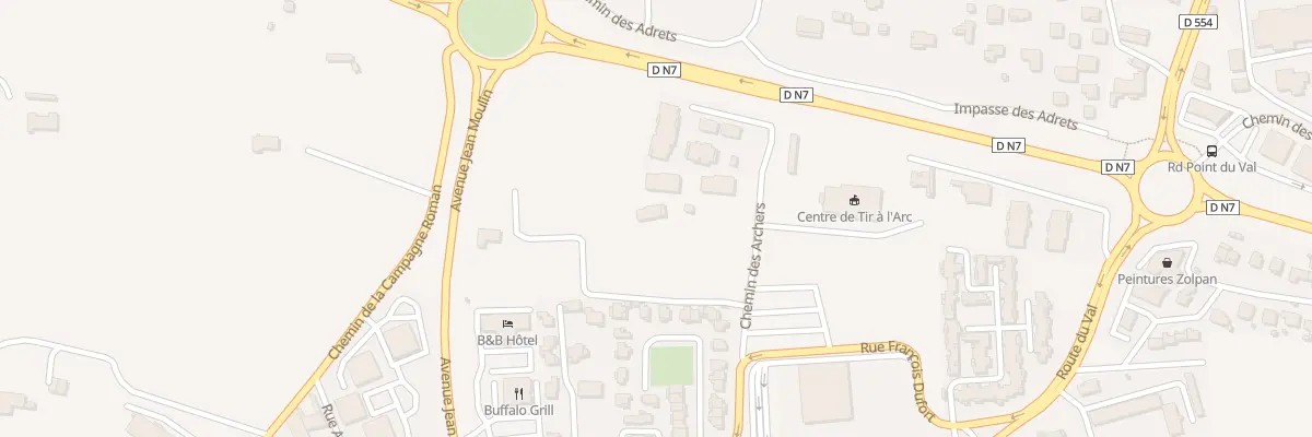 Plan du 9021 Vieux Chemin du Val à Brignoles