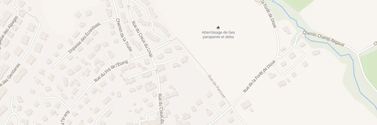 Plan du 210 Rue du Creux du Loup à Gex
