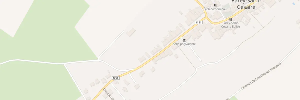 Plan du 40 Rue Georges Clémenceau à Parey-Saint-Césaire