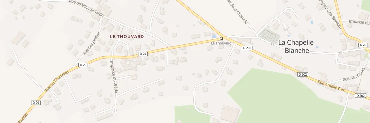 Plan du 95 Rue du Thouvard à La Chapelle-Blanche