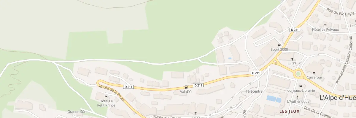 Plan du 261 Rte du Signal à Huez