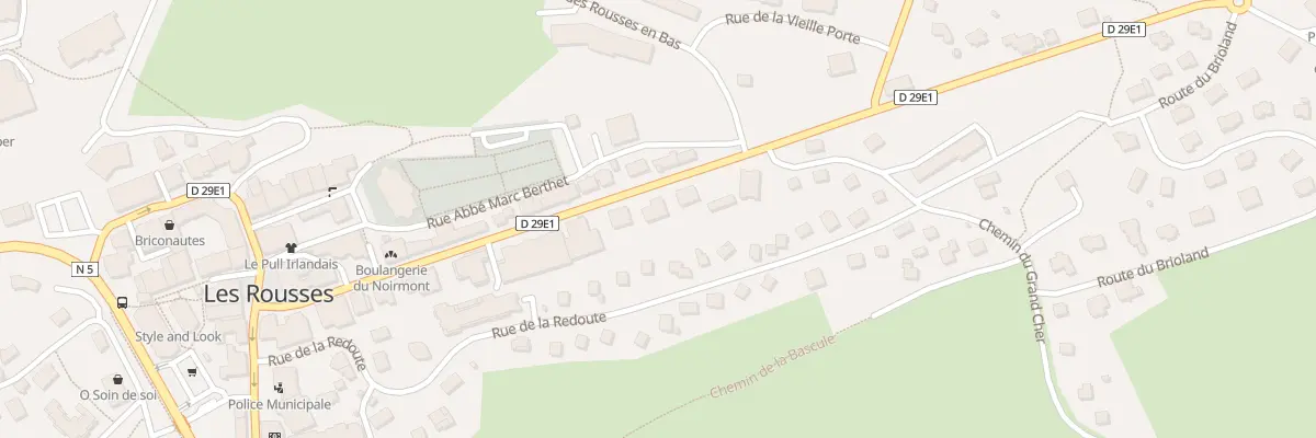 Plan du 304 Rte du Noirmont aux Rousses