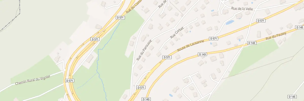 Plan du 11 Rue du Parousot à Morre