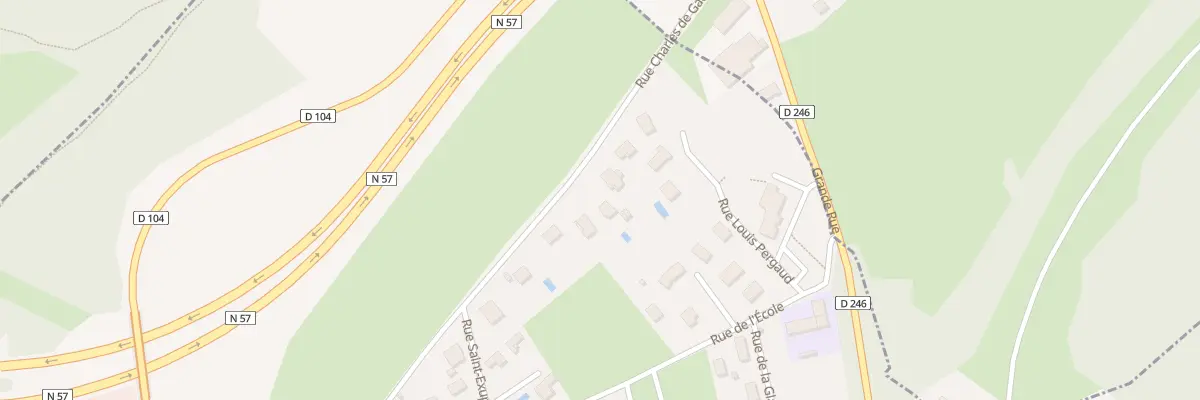 Plan du 3 Rue Charles de Gaulle à La Vèze