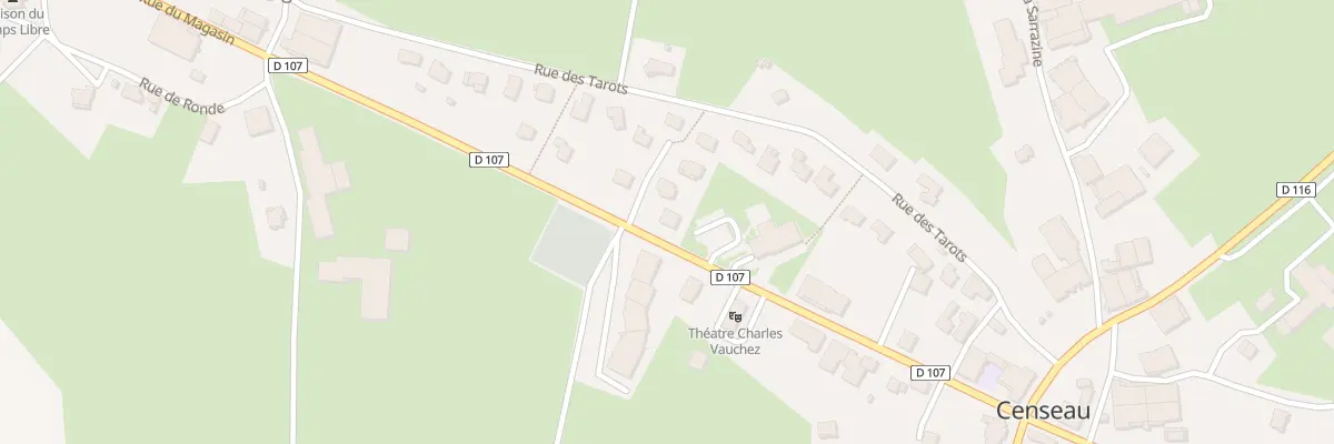 Plan du 2 Imp du Tartre à Censeau