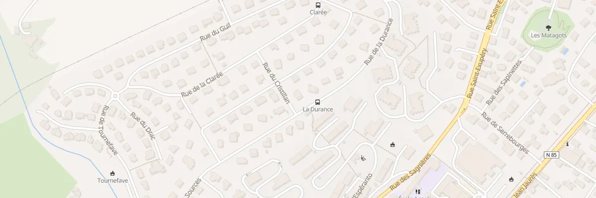 Plan du 2 Rue du Cristillan à Gap