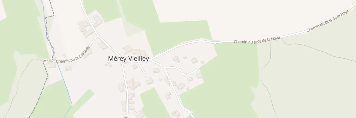 Plan du 1 Che de la Vignotte à Mérey-Vieilley