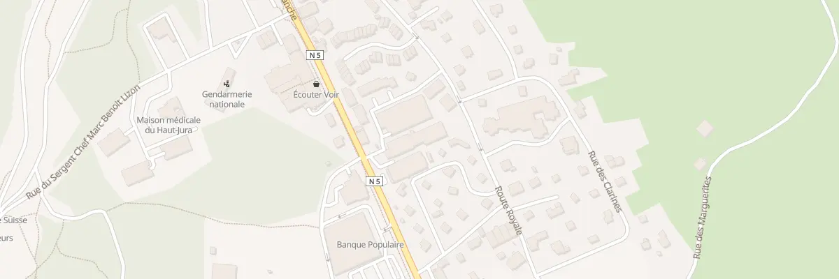 Plan du 1083 Rte Blanche aux Rousses