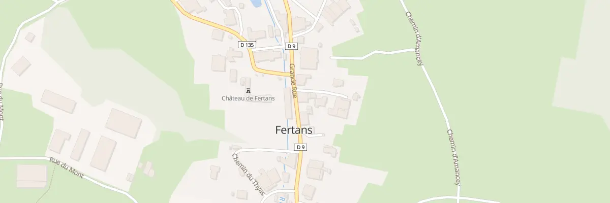 Plan du 11A Gr Grande Rue à Fertans