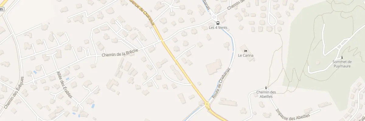 Plan du 9611 Av de Charance à Gap