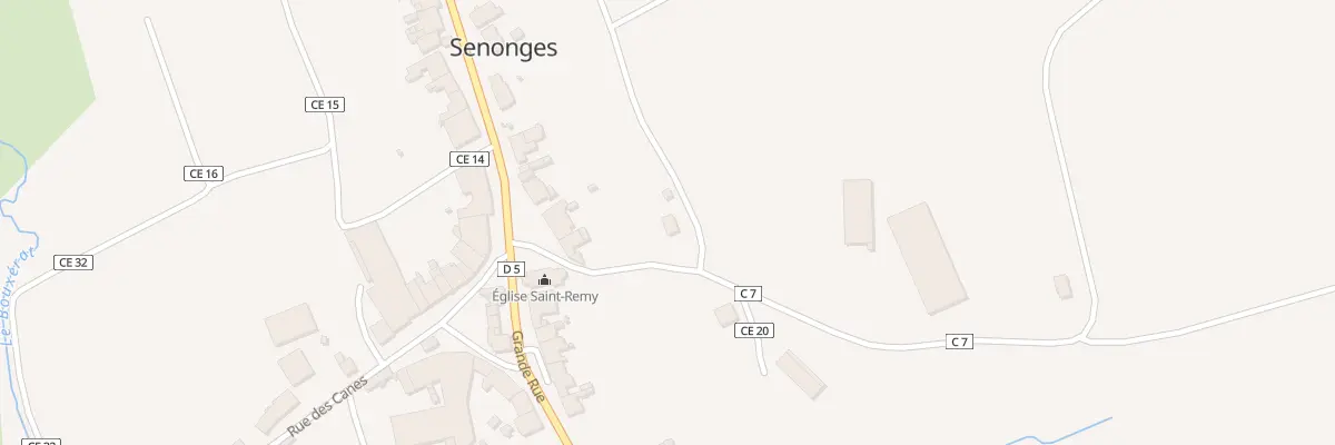 Plan du 7B Rte de Dommartin à Senonges