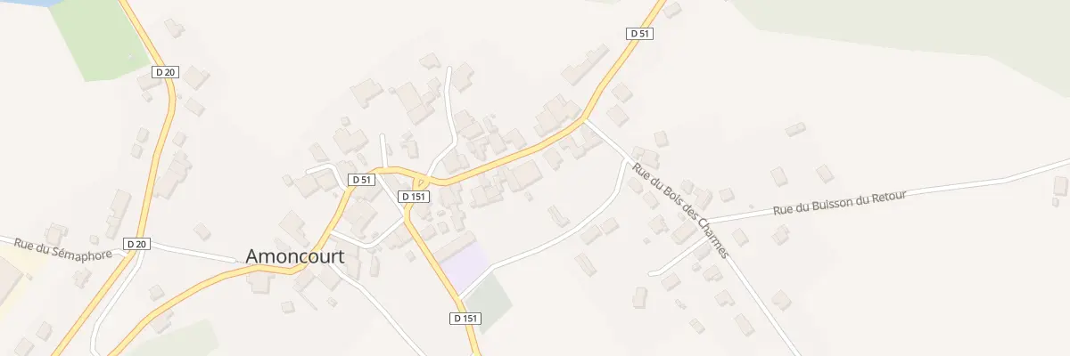 Plan du 31 Rue des Vignes sous Roches à Amoncourt