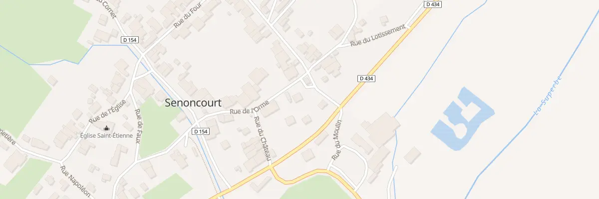 Plan du 2 Rue du Fourneau à Senoncourt