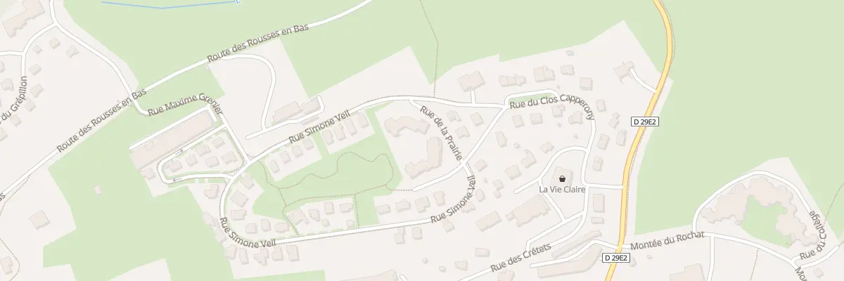 Plan du 265 Rue du Clos Capperony aux Rousses