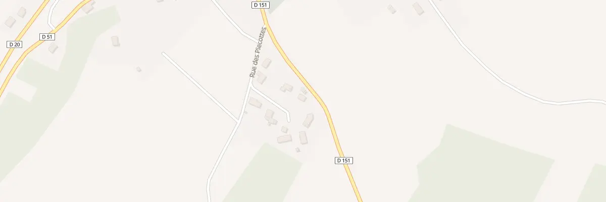 Plan du 24 Rue des Piecottes à Amoncourt