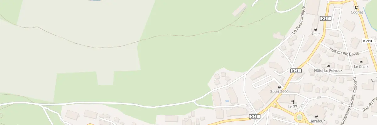 Plan du 311 Rte du Signal à Huez