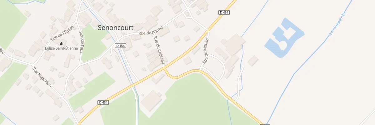 Plan du 4 Rte de Polaincourt à Senoncourt
