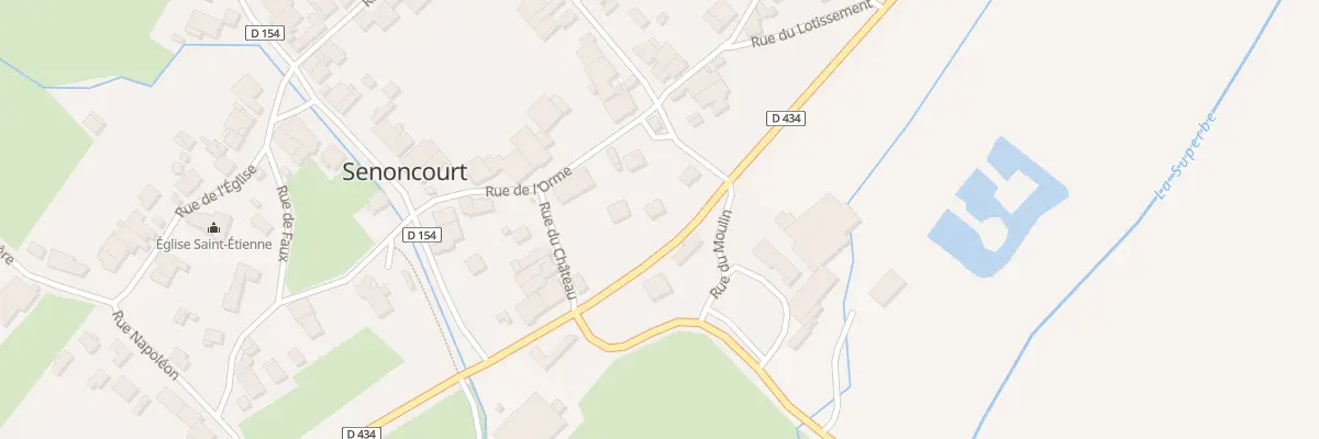 Plan du 5 Rte de Polaincourt à Senoncourt