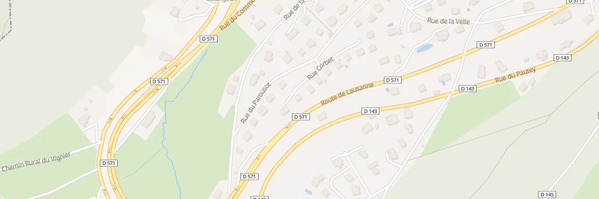 Plan du 9 Rue Corbet à La Rivière-Drugeon