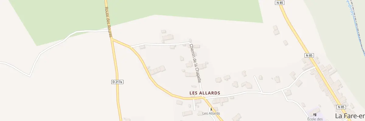 Plan du 7 Che de la Chapelle à La Fare-en-Champsaur