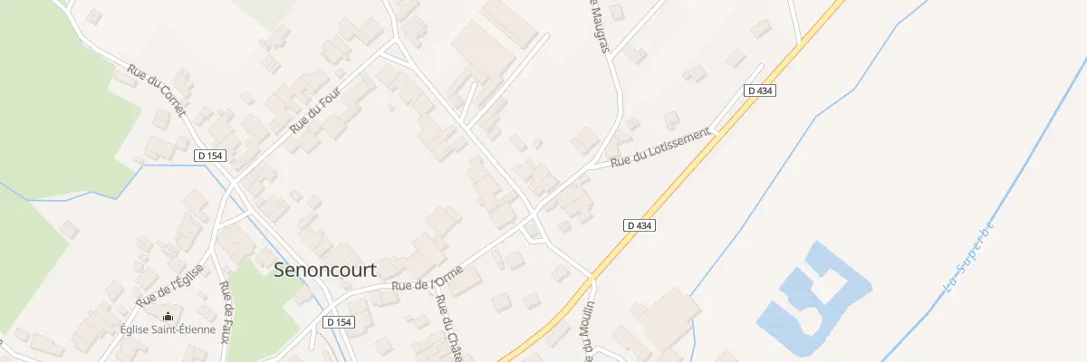 Plan du 17 Grande Rue à Senoncourt