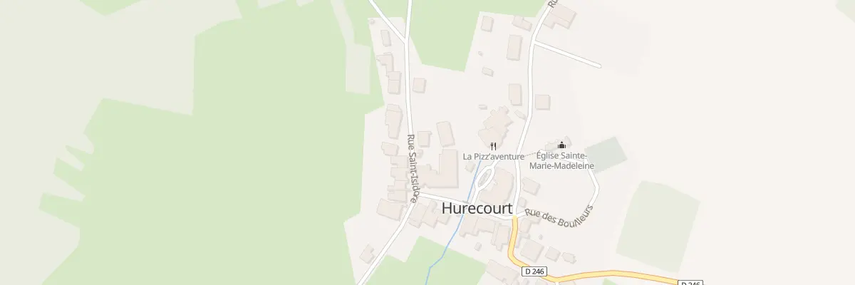 Plan du 2 Rue Saint Isidore à Hurecourt