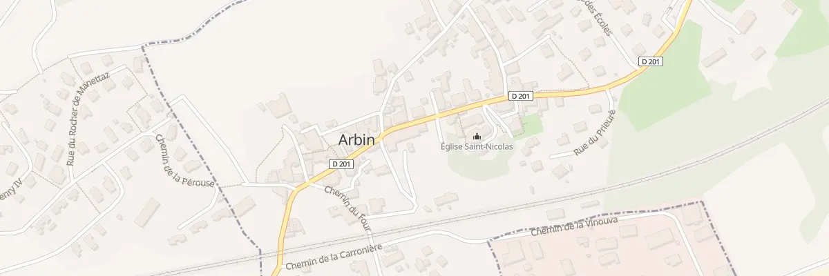 Plan du 428 Gr Grande Rue à Arbin