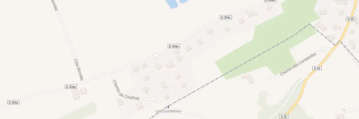 Plan du 637 Rte du Marais à La Chavanne