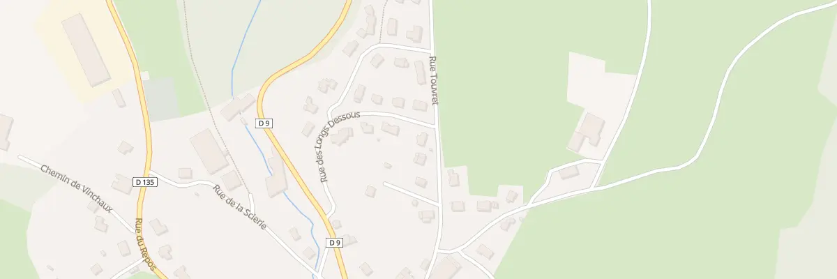 Plan du 8 Rue des Longs Dessous à Fertans