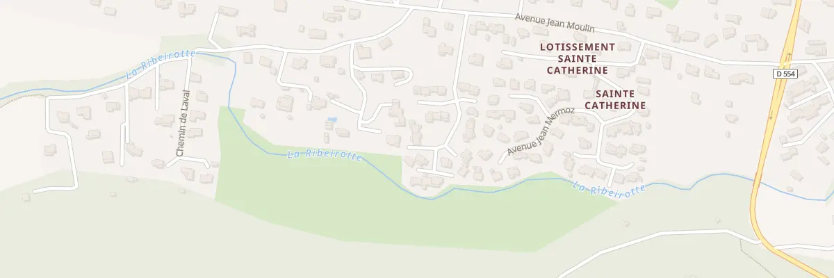 Plan du 14 Lot La Ribeirotte au Val