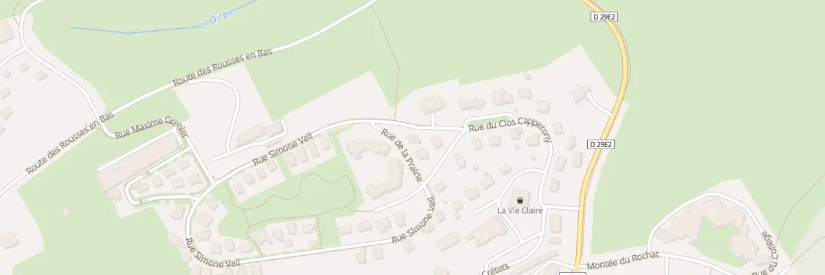 Plan du 43 Rue de la Prairie aux Rousses