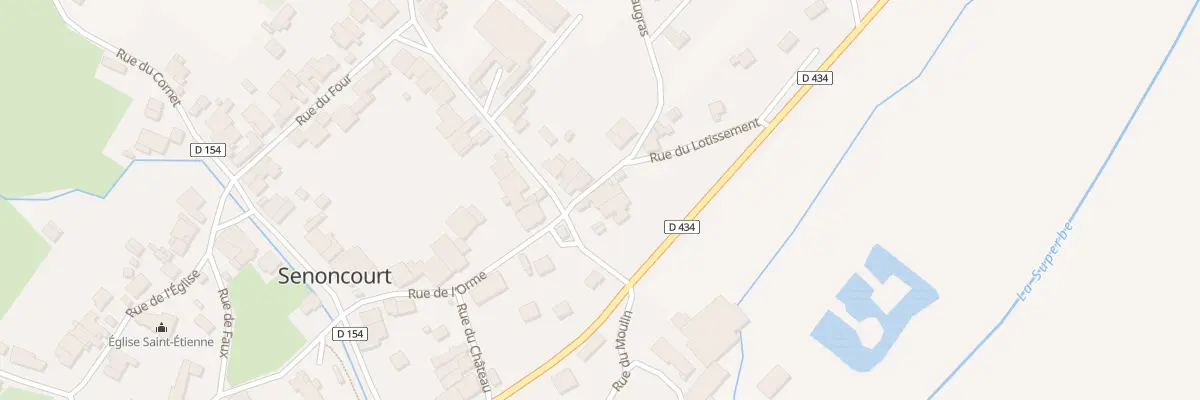 Plan du 1 Rue du Fourneau à Senoncourt