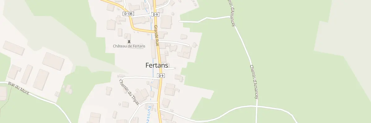 Plan du 6 Imp du Clos à Fertans