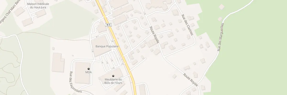 Plan du 60 Rue Rousseau aux Rousses