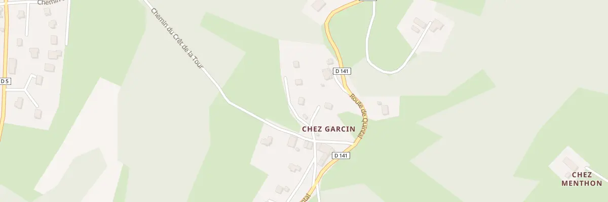 Plan du 70 Che du Crêt de la Tour à Viuz-la-Chiésaz