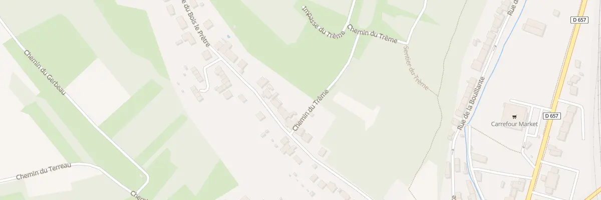 Plan du 8 Rue du Bois le Prètre à Dieulouard