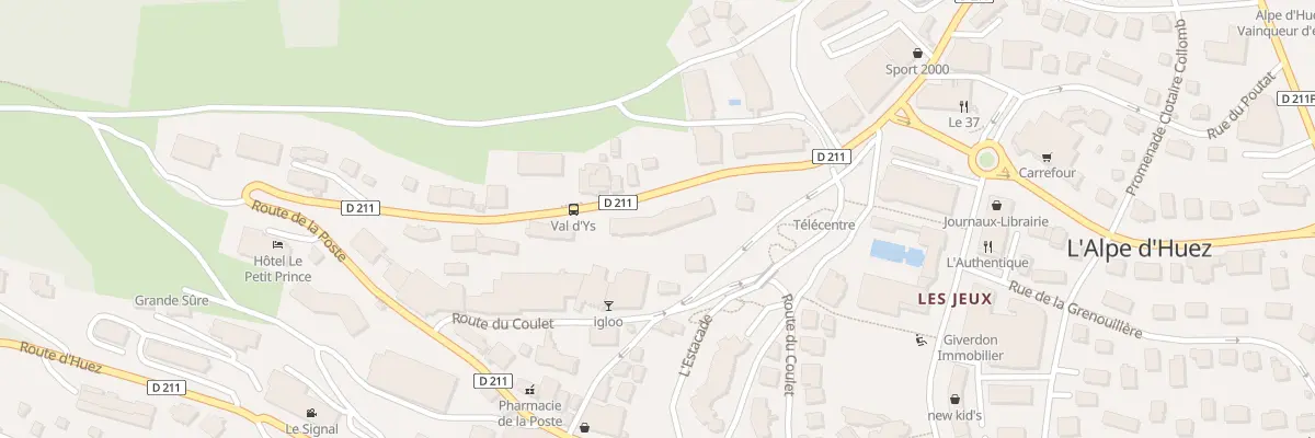 Plan du 270 Rte du Signal à Huez