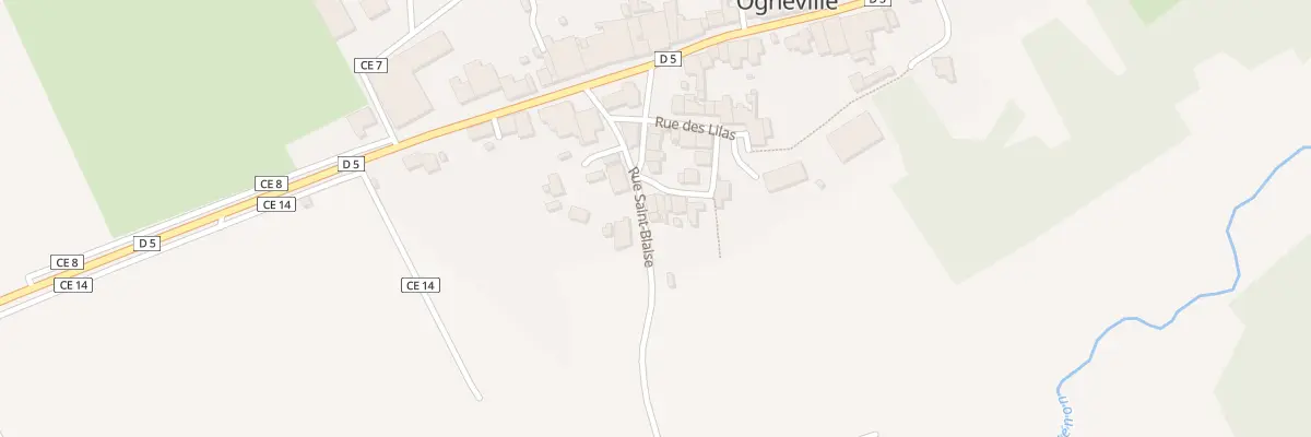 Plan du 11 Rue Saint Blaise à Ognéville