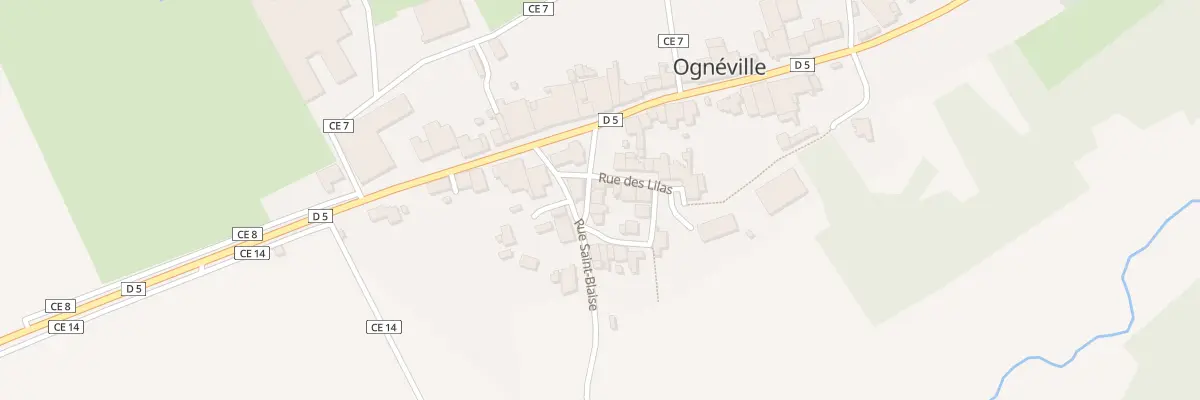 Plan du 3 Rue Saint Blaise à Ognéville