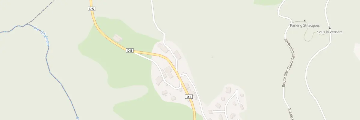 Plan du 5 Rte de Banges à Allèves