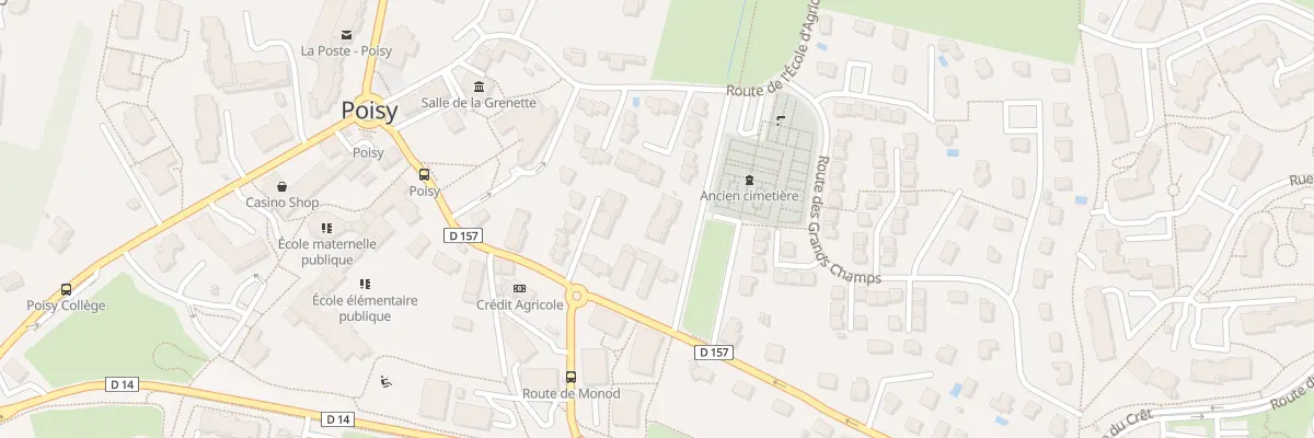 Plan du 67 Rte des Vergers à Poisy