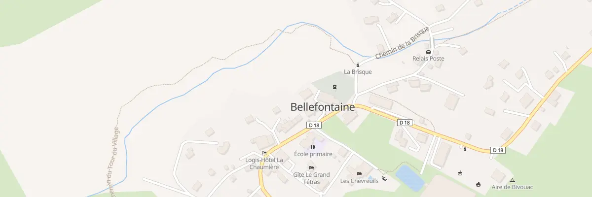 Plan de Au Village à Bellefontaine