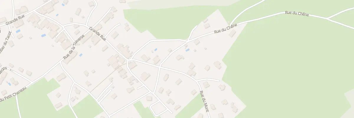 Plan du 2 Rue du Chêne à Cléron