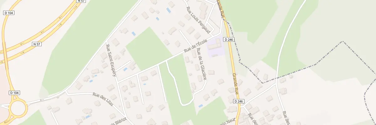 Plan du 5 Rue de l’École à La Vèze