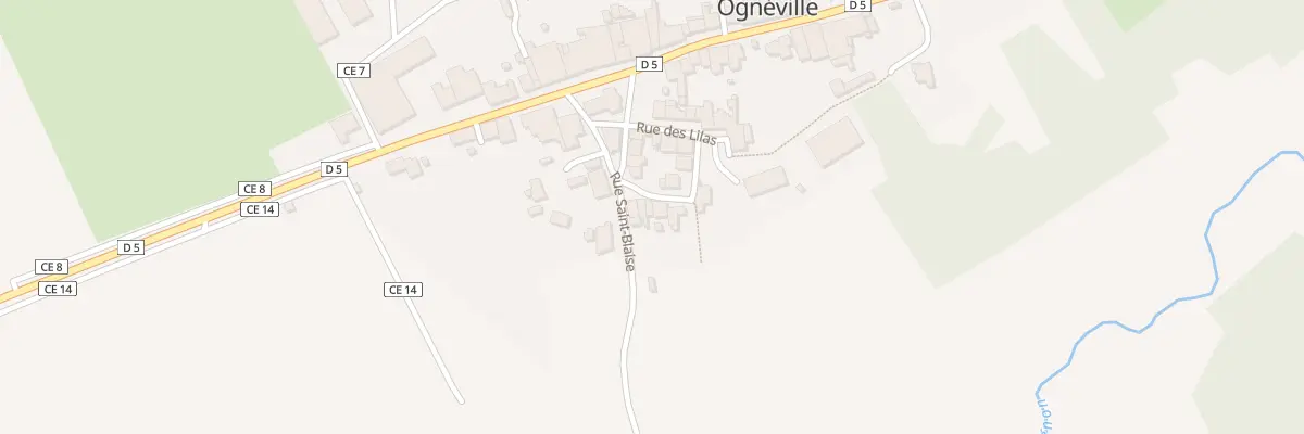 Plan du 4 Rue des Roses à Ognéville