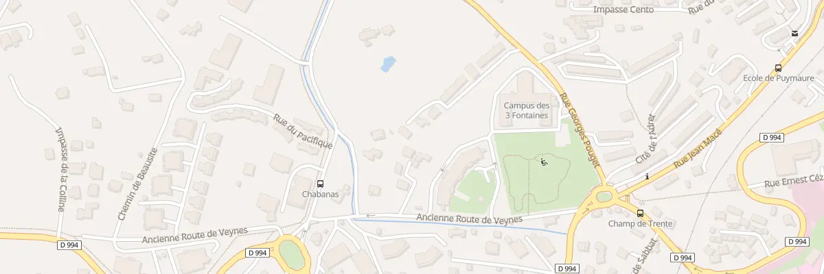 Plan du 39G Rue Georges Pouget à Gap