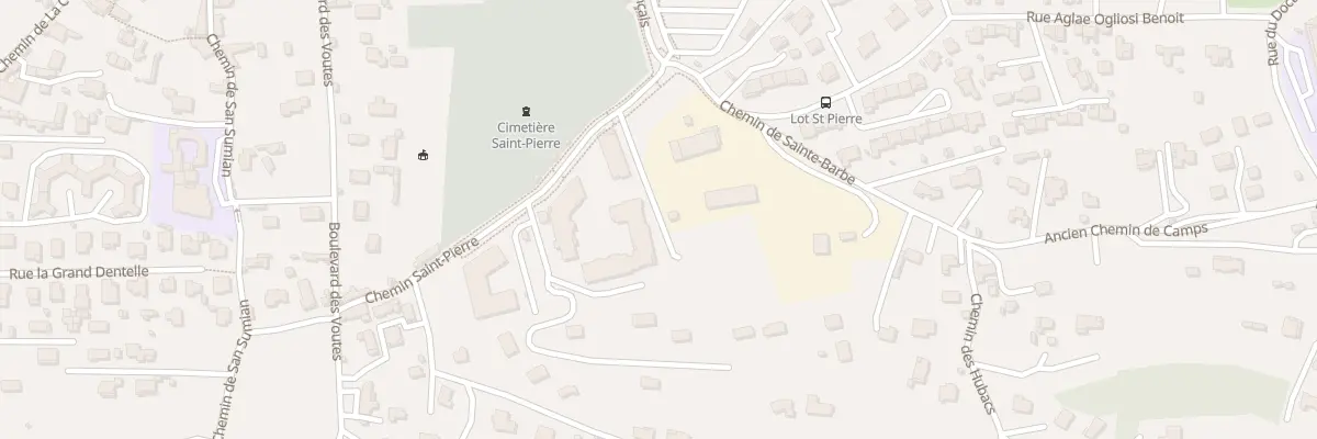 Plan du 278 Che Saint Pierre à Brignoles
