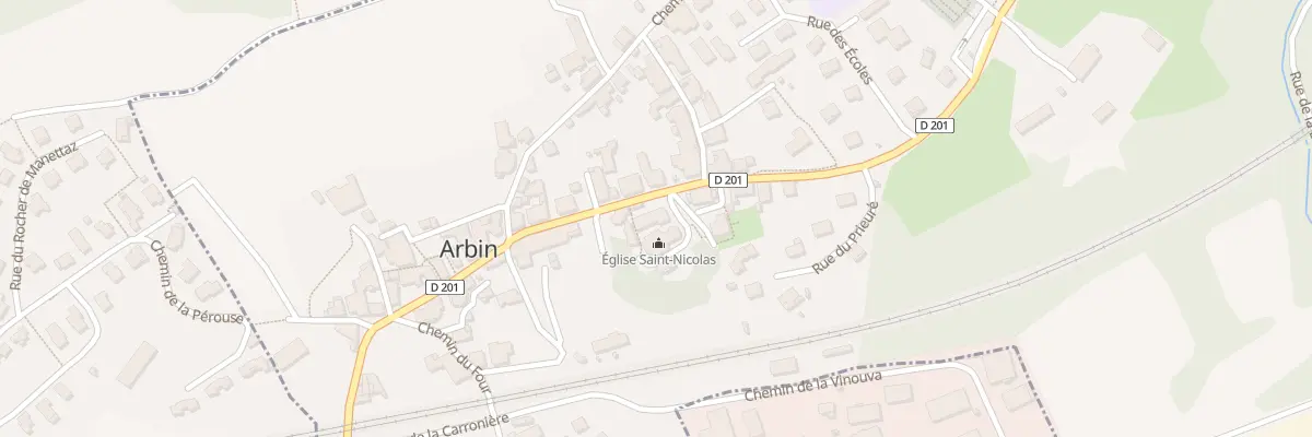 Plan du 508 Gr Grande Rue à Arbin