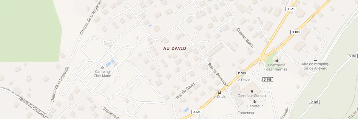 Plan du 5T Rue de Pommier à Allevard
