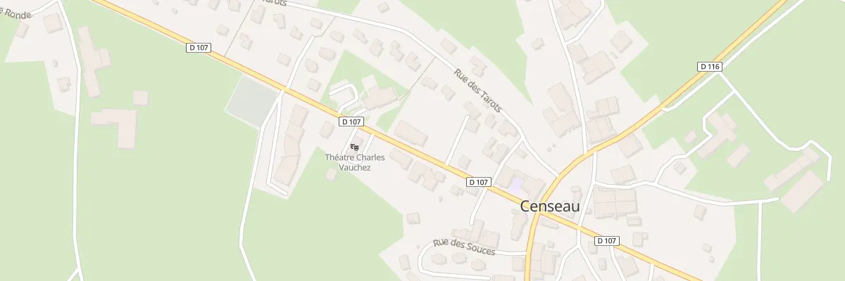 Plan du 10 Rue du Magasin à Censeau